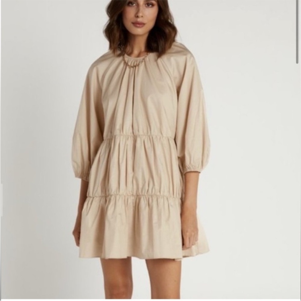 DISSH Milly Cotton Tiered Mini Dress Size 6